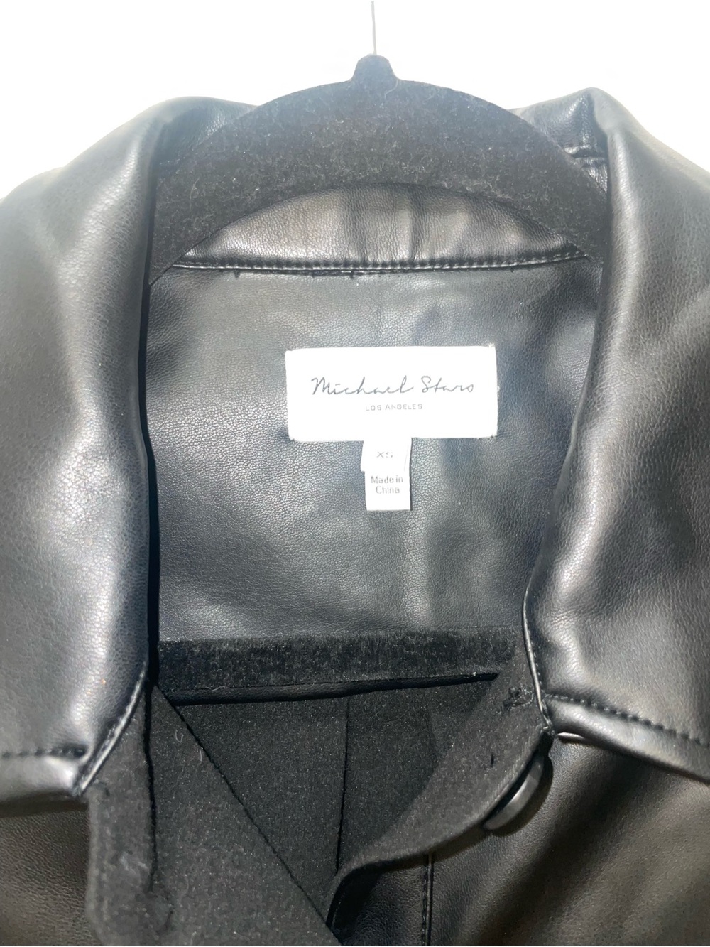 Michael Stars Men's Black Lightweight Shirt Jacket